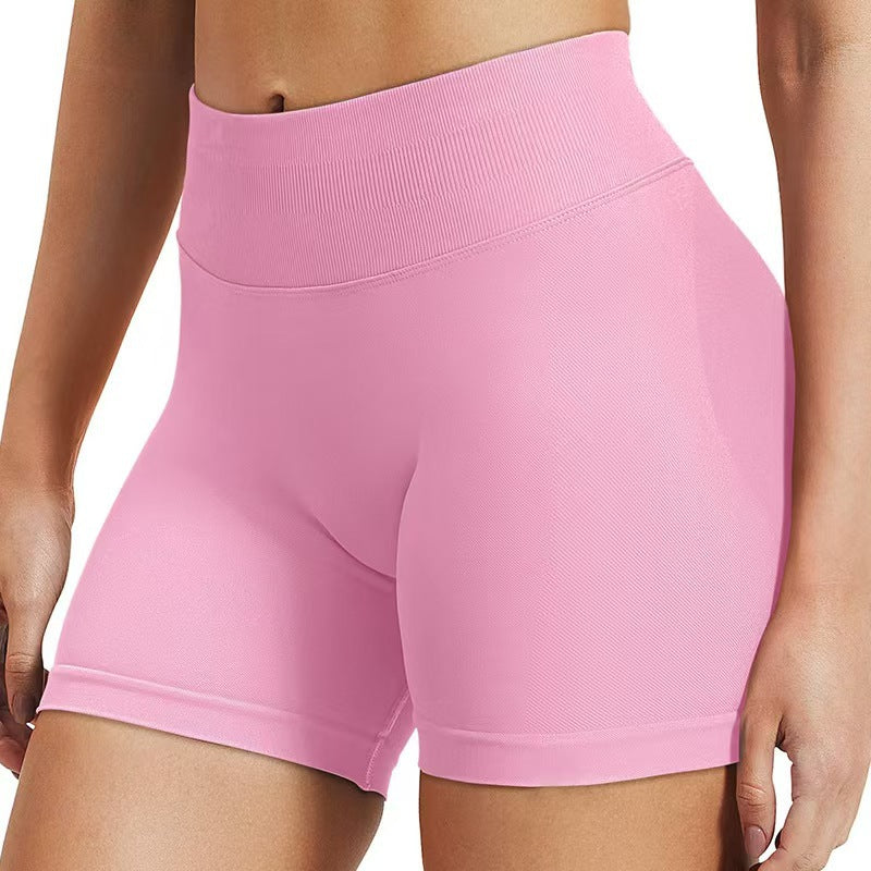 High Waisted Yoga Running Fitness Shorts