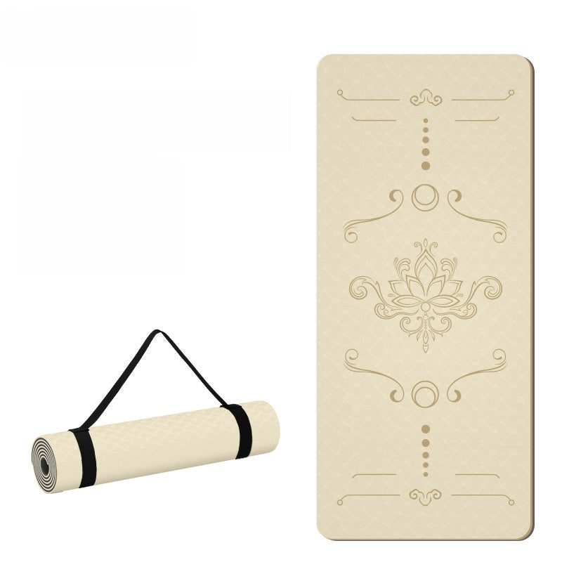 Widened TPE Yoga Mat Thickened Non-Slip Fitness Mat