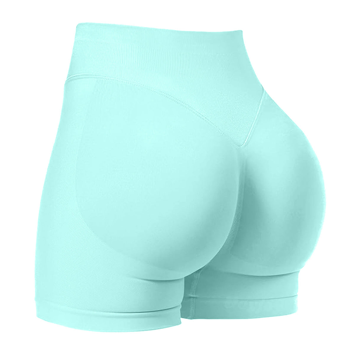 High Waisted Yoga Running Fitness Shorts