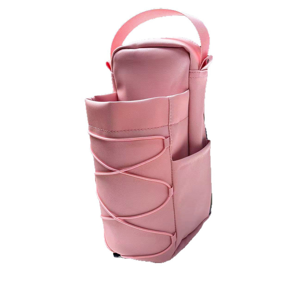 Magnetic Drawstring Water Bottle Pouch with Crossbody Strap-DOES NOT INCLUDE WATER BOTTLE