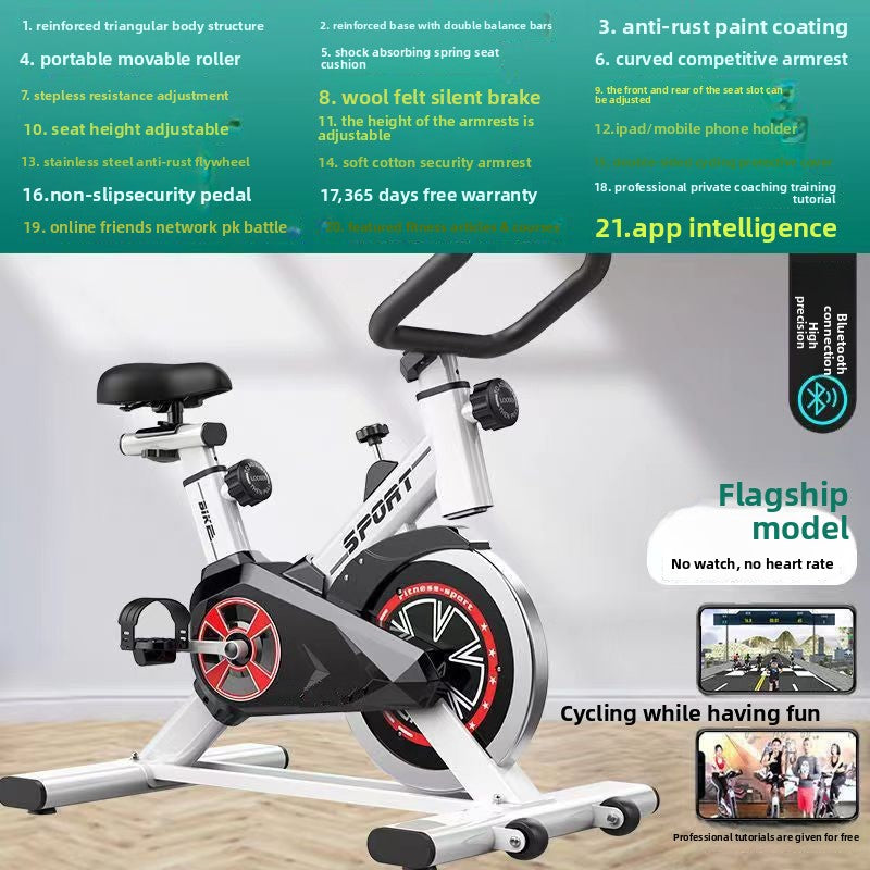 Home Exercise Stationary Bike with Smart Features