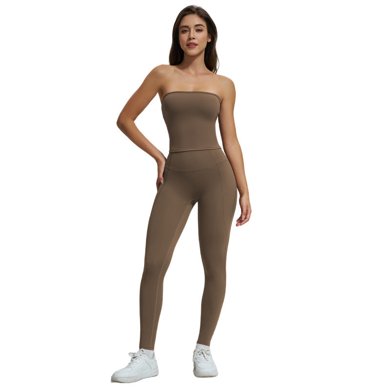 Womens Quick Dry Yoga Fitness Set