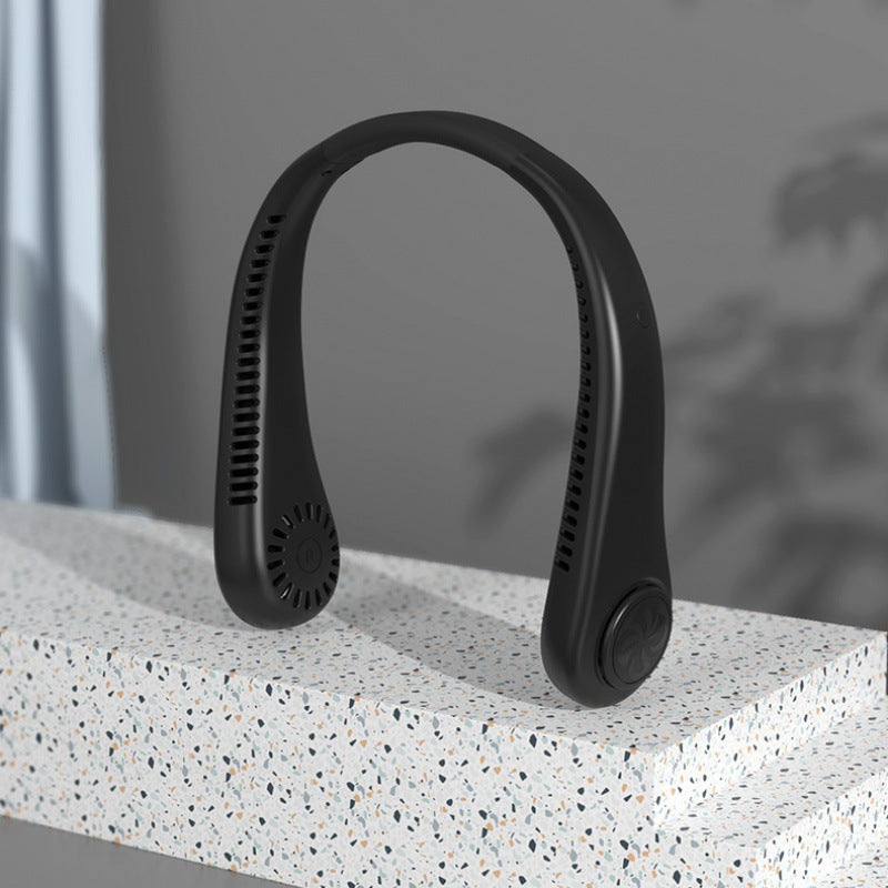 Compact Portable Digital Display Bladeless Neck Fan