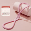 Silicone Figure-Eight Resistance Band for Shoulder and Back Fitness