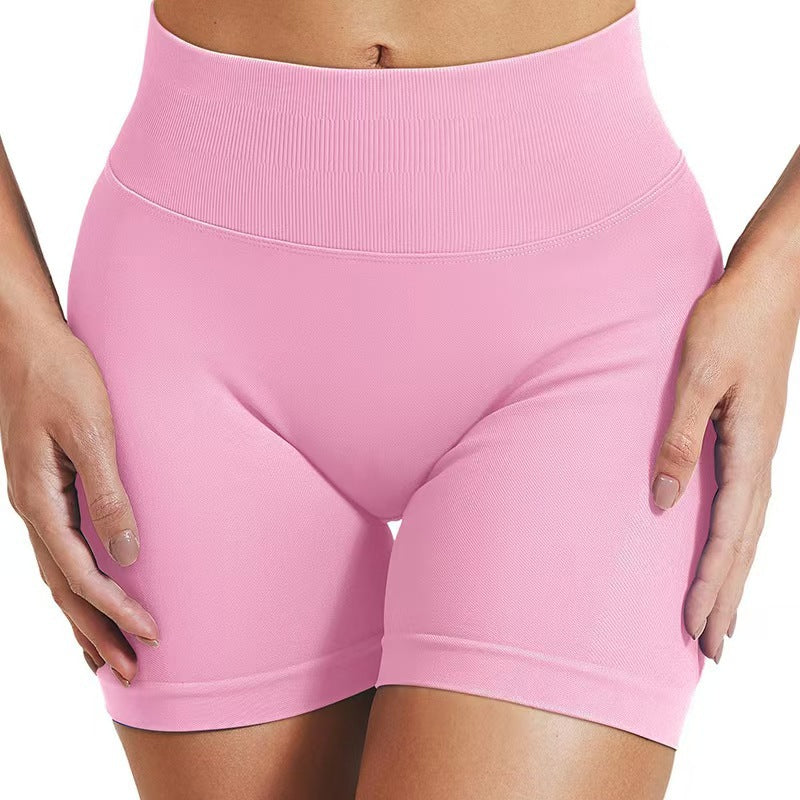 High Waisted Yoga Running Fitness Shorts