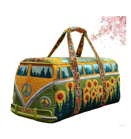 Quilted Sports Fitness Travel Bag