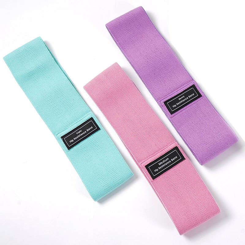 Latex Elastic Hip Resistance Band for Fitness Training