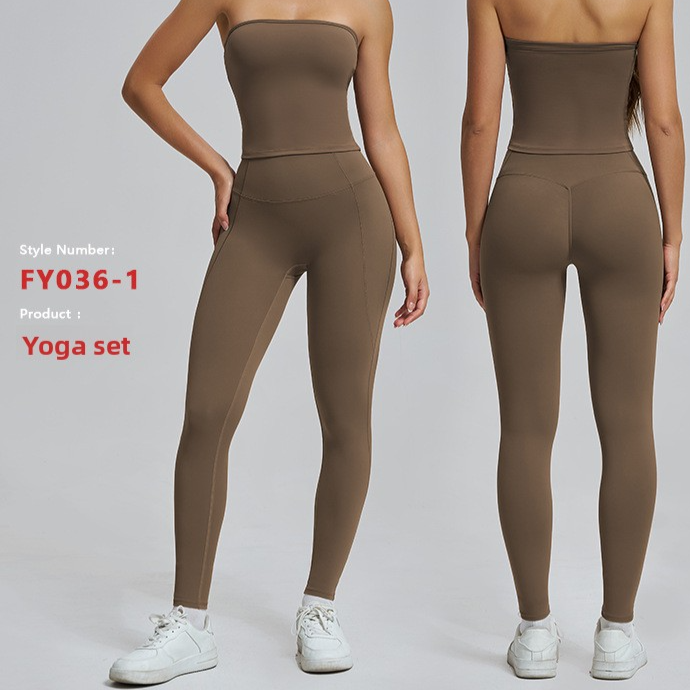 Womens Quick Dry Yoga Fitness Set