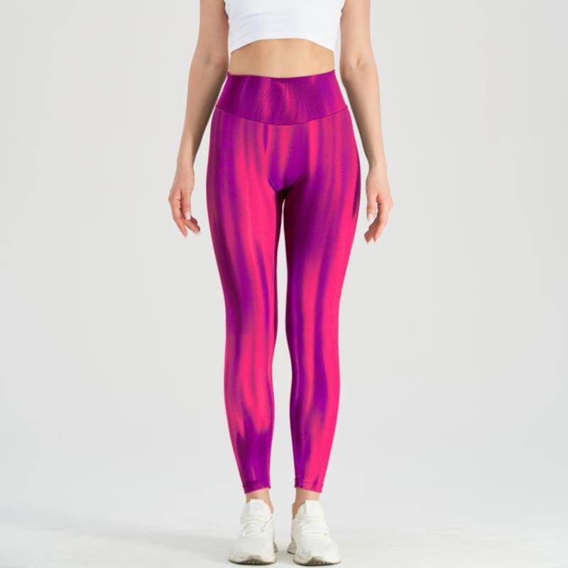 High Waist Tie-Dye Yoga Fitness Pants