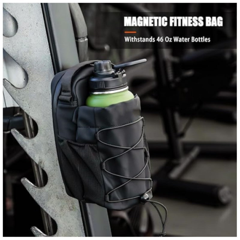 Magnetic Drawstring Water Bottle Pouch with Crossbody Strap-DOES NOT INCLUDE WATER BOTTLE