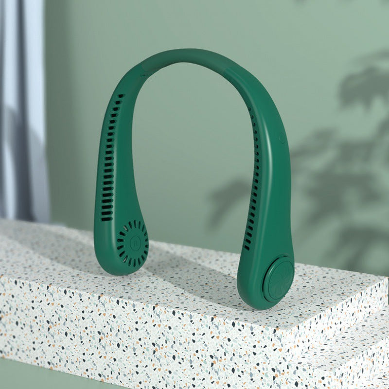 Compact Portable Digital Display Bladeless Neck Fan